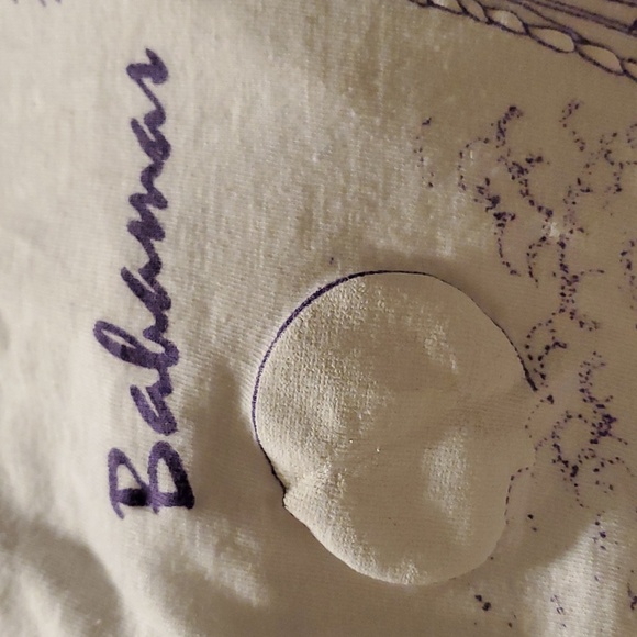 Vintage 80's Bahamas Souvenir T-Shirt Pot Pourri Label Large - Picture 10 of 11